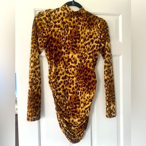 Leopard print dress